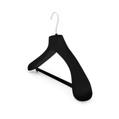 Imagen de Kiroplast 12 Perchas de Terciopelo para Pantalones Chaquetas Hombro Anchas Antideslizantes Barra Abrigos (42cm)