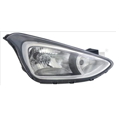 Imagen de TYC 20 14605 15 2 Faros derecha H4 para circulación por la sin electromotor