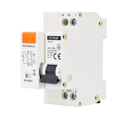 Imagen de Schelinger disyuntor diferencial con integrado FI+LS/B/C / 16A 25A 30mA (2 polos/B 16A)