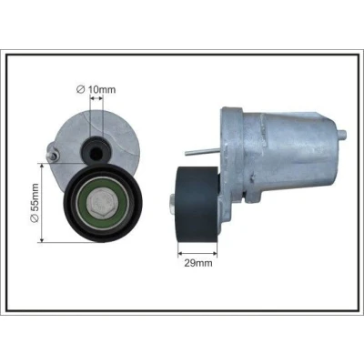 Imagen de CAFFARO 500036SP Brazo tensor, correa trapecial poli V BMW: X6, X5, 5 Berlina
