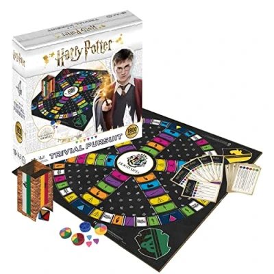 Imagen de Winning Moves Trivial Pursuit Harry Potter Juegos De Mesa Niños 10 Años, Adulto, Juego para 2+ Jugadores, Quiz, Trivia Fans