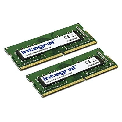 Imagen de Integral 16GB (2x 8GB) DDR4 RAM 2400MHz PC4 19200 SODIMM Laptop/Notebook/MacBook Memory Module Kit