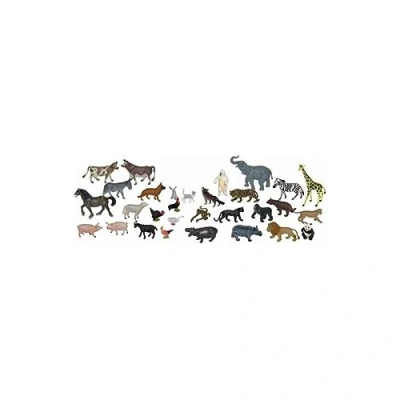 Imagen de Miniland 25140 Animales Granja y Salvajes, 30 Piezas, Color Real, único (Miniland25140)