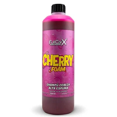 Imagen de FullCarX Cherry Foam Champú Cereza Activo Super Brillo by Full Dip Agradable Aroma de 750 ml
