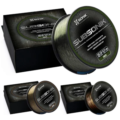 Imagen de Sonik Subsonik Verde 15lbs 1200m 0.31mm Monofilamento