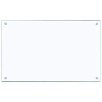 Imagen de vidaXL Protector contra Salpicaduras Cocina Vidrio Templado 80x50cm Protección Herramientas Accesorios Grasa al Cocinar Fiable Práctico