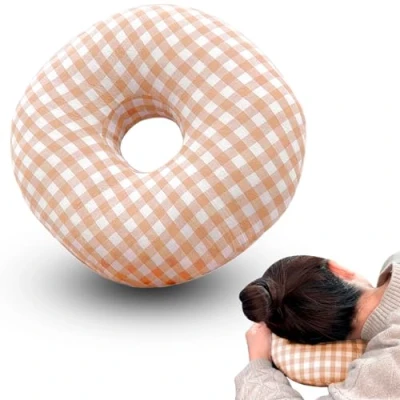 Imagen de Sporgo piercing de almohada con orificio: Donut contra el dolor oído, para dormir lado, oreja, alivio
