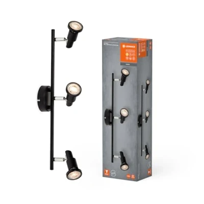 Imagen de LEDVANCE Downlight LED GU10, 3 luces, negro