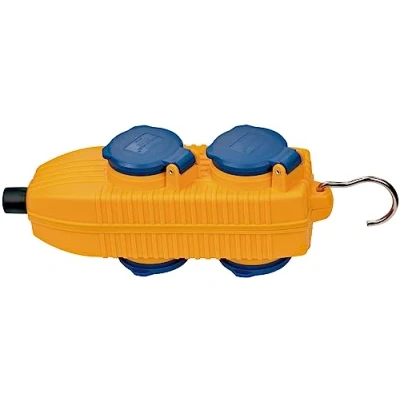 Imagen de Brennenstuhl Regleta 1081070010 de , 230 V / 16 A, impermeable IP54, 4 tomas