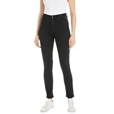 Imagen de REPLAY WA495 Mjla Powerstretch, Vaqueros con power stretch para mujer, Negro (Black 098), 28W / 32L