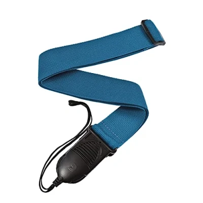 Imagen de Planet Waves PWSPA202 Poly Pro Strap Collection Correa de polipropileno para guitarra, sistema liberación rápida, 99 175.2 cm x 50 mm, color azul