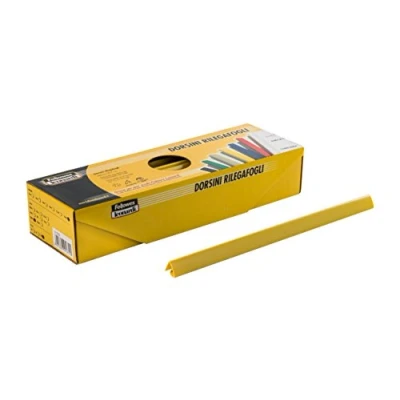 Imagen de Fellowes Dorsini Rilegafogli, diámetro 16 mm, 25 unidades), color amarillo