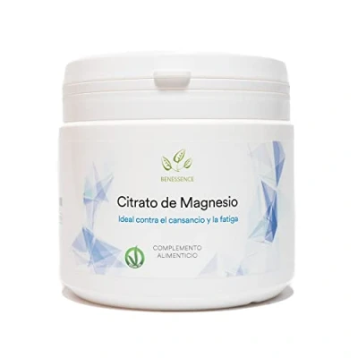 Imagen de Benessence Citrato de Magnesio en polvo soluble Complemento alimenticio 125 días integración 500 g