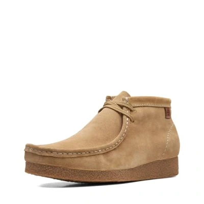 Imagen de Clarks Shacre Wallabee Boot, Botas Chukka Hombre, Beige (Dark Sand), 47 EU