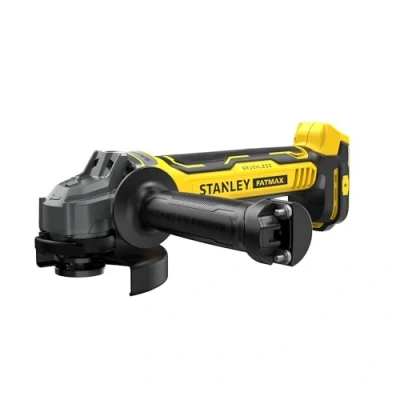 Imagen de STANLEY FATMAX Mini Amoladora Angular Sin Escobillas V20 18V, máximo disco 125mm, velocidad 8.000 rpm, Batería ni Cargador, Empuñadura 3 Posiciones, SFMCG700B XJ