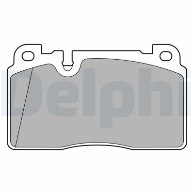 Imagen de DELPHI LP3677 Juego de pastillas freno preparado para indicador desgaste Chapa antichirridos sin accesorios AUDI: Q5, A6 C7 Avant, Berlina