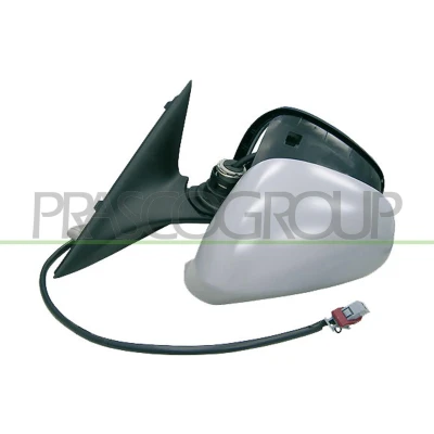 Imagen de Espejo retrovisor Prasco AA0907304 izquierda imprimado eléctrico calefactable, ajustable desde interior, con sensor de temperatura, tintado en azul