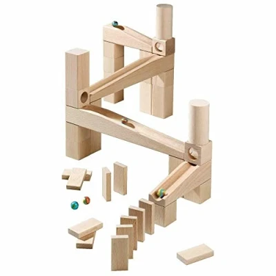 Imagen de HABA 1128 Ball Track First Playing with 45 pcs. for 4 Years and Up (Made in Germany)