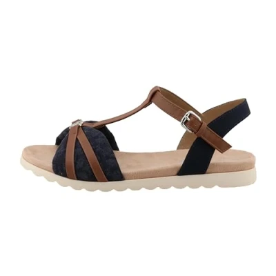 Imagen de TOM TAILOR 5390490031, Sandalia Mujer, Azul Marino, 38 EU