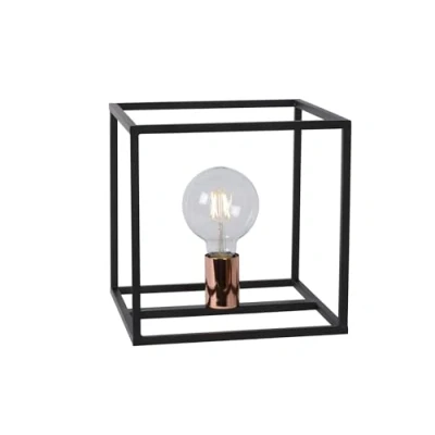 Imagen de Lucide Lámpara de mesa Arthur con estructura metal, negra