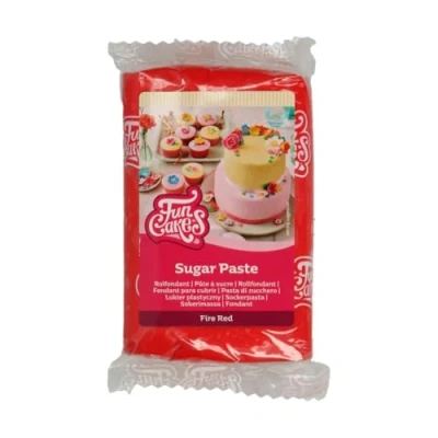 Imagen de FunCakes Pasta De Azúcar Rojo Fuego 250 G