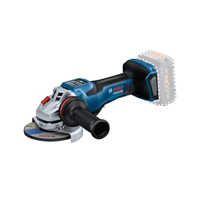 Imagen de Bosch Professional BITURBO GWS 18V 15 PSC Amoladora angular a batería (Brushless, 18V, Ø 125 mm, vel. regulable 3400 9800 rpm, hombre muerto, conectable, sin batería, en caja)