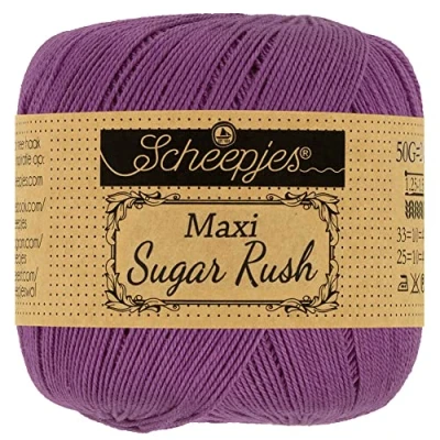 Imagen de Scheepjes 282 Ultravioleta Maxi Sugar Rush Hilo 10x50g