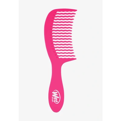 Imagen de Cepillo mojado peine para el cabello Desenredante Diseño de dientes ondulados (rosa)