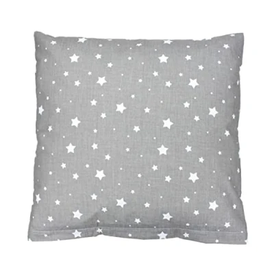 Imagen de TupTam Funda de Almohada con Diseños para Niños Habitación Bebé y Niños, Estrellas Gris, 50 x cm