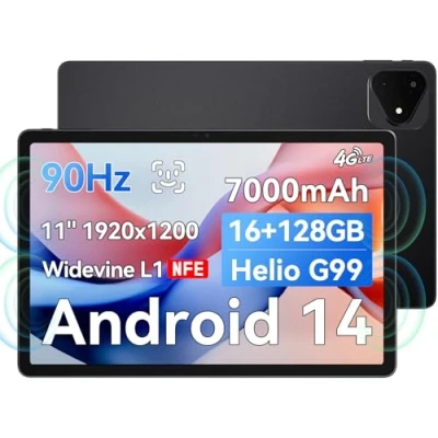 Imagen de ALLDOCUBE iPlay 60 Pro Tablet de 11 pulgadas,90Hz Reflex,1920x1200 FHD, Android 14, 16GB(6+10) RAM+128GB+512GB Expandible,MediaTek Helio G99 Octa core,Widevine L1,7000mAh,altavoces cuádruples,4G/Wifi5