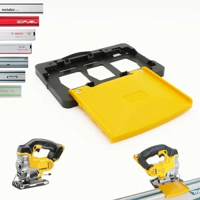 Imagen de SLE Adaptador de riel guía profesional para sierra calar DEWALT DCS331 Makita/Festool/Bosch/Mafell/Einhell/Milwaukee/Metabo