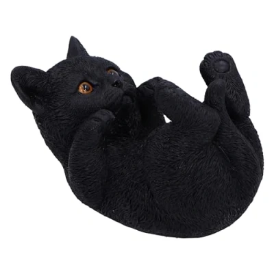 Imagen de Nemesis Now Familiar Helper Figura de Gato Negro, 12,5 cm, Resina, Adorno artículos Regalo coleccionables, Fundido en la Mejor Pintado a Mano por Expertos