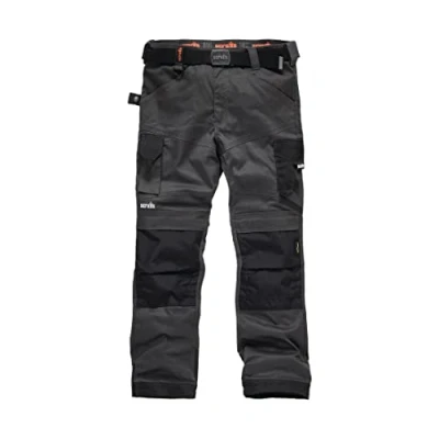 Imagen de Scruffs Hombre Pro Flex Pantalones de Trabajo Not Applicable, Gris (Graphite 001), (Talla del Fabricante: 38)