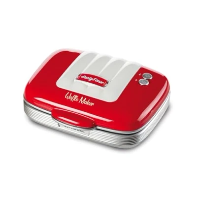 Imagen de Gofrera Ariete Party Time 1973, 700 W, Indicador luminoso, Placa antiadherente, Rojo