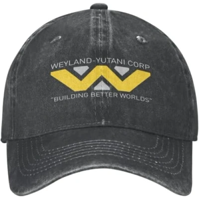 Imagen de BDJYHACP Gorra de béisbol Snapback Sombrero para el Sol algodón Personalizada papá Ropa Calle Extraterrestre Ajustable Weyland Yutani Corp Regalo cumpleaños