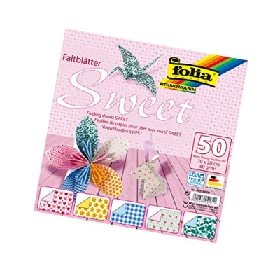 Imagen de Folia papiroflexia/Origami Papel de 80 G/m², 50 unidades, varios diseños , color/modelo surtido