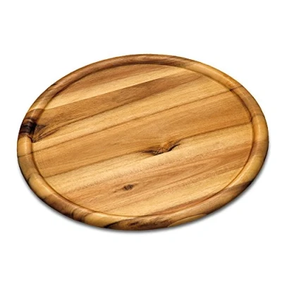 Imagen de Kesper 28462 Plato de Pizza Acacia, Madera, marrón, 32 x 5 cm
