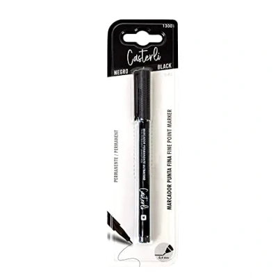 Imagen de Casterli Rotuladores Permanentes Punta Media 1,0 mm (Negro)