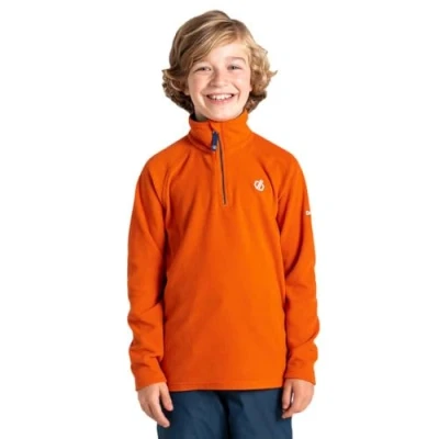 Imagen de Dare2b Forro Polar con Media Cremallera para niños construcción Ligera Mayor Comodidad, Senderismo, esquí y Snowboard, Color Naranja óxido
