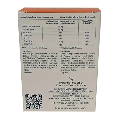 Imagen de Anacaps Reactiv Cabello Y Uñas Ducray 30 Capsulas