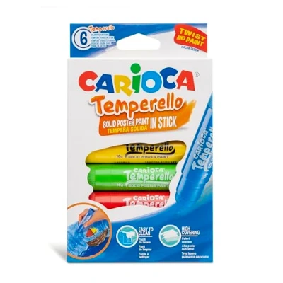 Imagen de Carioca Témpera sólida (A53550006), 6 témperas