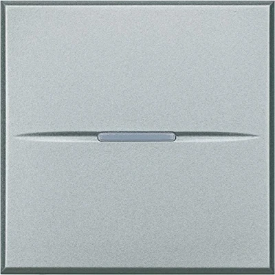 Imagen de Pulsador ancho Axial Bticino Axolute HC4005M2AN Tech 2 modulos