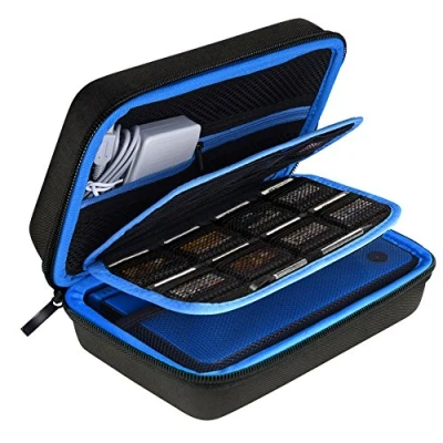 Imagen de AUSTOR Funda Para Nuevo 3DS XL, 3DS, Negro / Azul