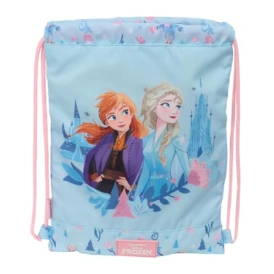 Imagen de FROZEN ICE MAGIC Mochila Saco Plano Junior, Mochila, Ideal para Niños de Diferentes Edades, Cómoda y Versátil, Calidad Resistencia, 26x34 cm