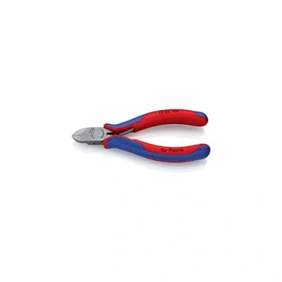 Imagen de Knipex Alicate de corte diagonal para plásticos con fundas multicomponentes 125 mm 72 02