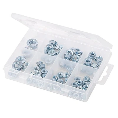 Imagen de Fixman 205828 Pack de 78 tuercas con arandela, color plata