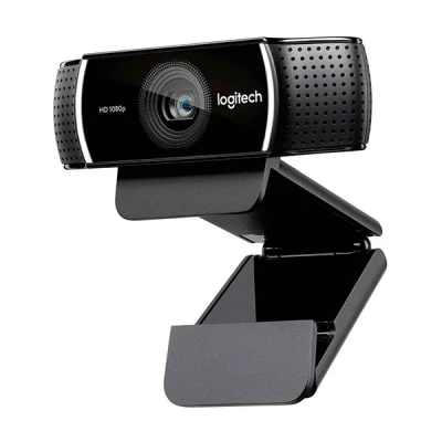 Imagen de Webcam Logitech C922 Pro Stream, Full HD, Trípode, Tecnología Personify, Micrófonos omnidireccionales, Enfoque y corrección de iluminación, Negro