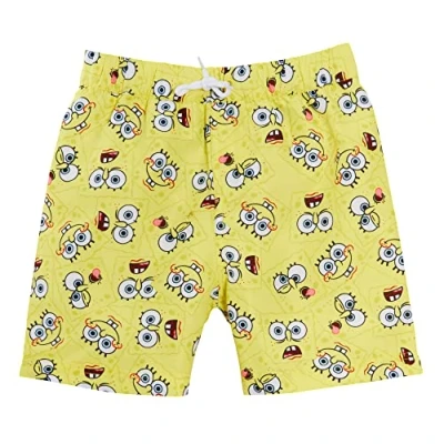 Imagen de SpongeBob Squarepants Pantalones Cortos de Bob Esponja para Nadar, baño niños con cordón en la Cintura, bañadores, Playa Vacaciones