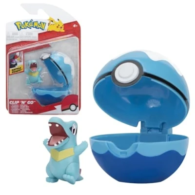 Imagen de Pokémon Figuras 5 8 cm Totodile Juguetes Clip N Go Nueva 2022 Bolas Licenciado Oficialmente