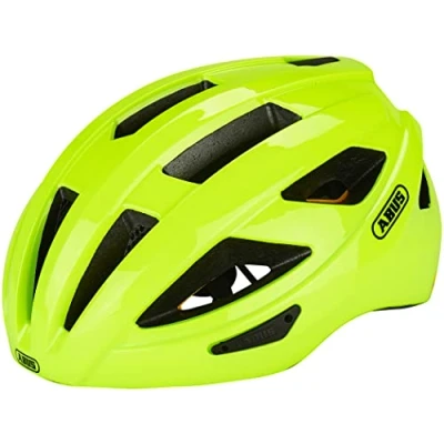 Imagen de ABUS Macator MIPS casco de ciclismo carretera para principiantes con visera adecuado mujeres y hombres amarillo, talla L
